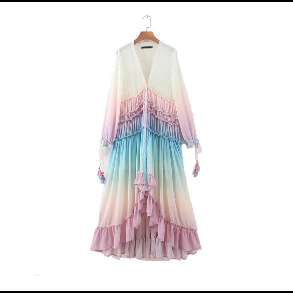 Ombré Maxi Dress